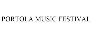 PORTOLA MUSIC FESTIVAL trademark