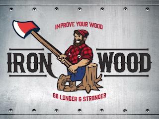 IRON WOOD IMPROVE YOUR WOOD GO LONGER & STRONGER trademark