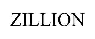 ZILLION trademark