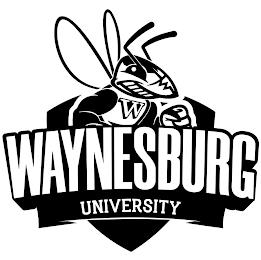 WAYNESBURG UNIVERSITY W trademark