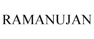 RAMANUJAN trademark