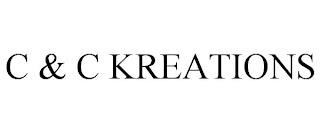 C & C KREATIONS trademark