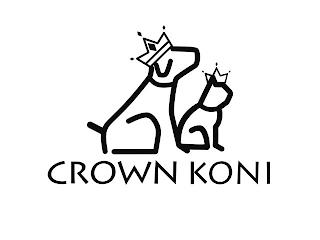 CROWN KONI trademark