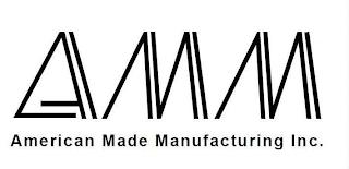 AMM AMERICAN MADE MANUFACTURING INC. trademark