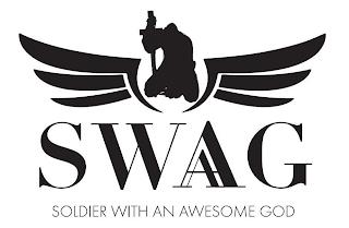 SWAG SOLDIER WITH AN AWESOME GOD trademark