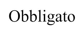 OBBLIGATO trademark