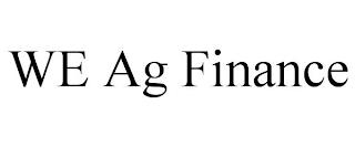 WE AG FINANCE trademark