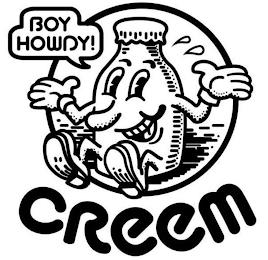 BOY HOWDY! CREEM trademark