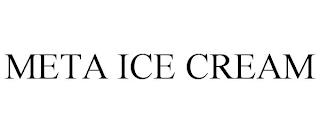 META ICE CREAM trademark