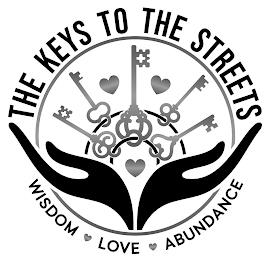 THE KEYS TO THE STREETS WISDOM LOVE ABUNDANCE trademark