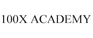 100X ACADEMY trademark