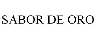 SABOR DE ORO trademark