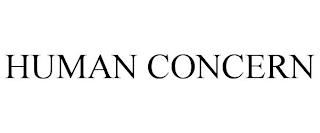 HUMAN CONCERN trademark