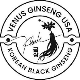 VENUS GINSENG USA, BLACK KOREAN GINSENG, KHOA LE trademark