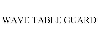 WAVE TABLE GUARD trademark