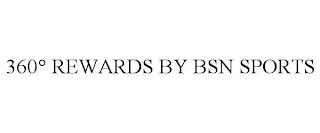 360° REWARDS BY BSN SPORTS trademark