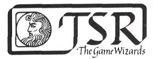 TSR THE GAME WIZARDS trademark