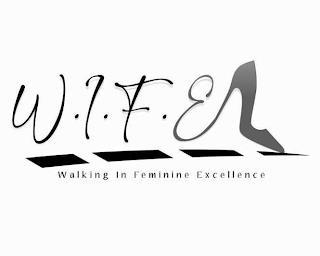 W.I.F.E. WALKING IN FEMININE EXCELLENCE trademark