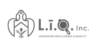 L.I.Q. INC. LEVERAGING INTELLIGENCE & QUALITY trademark