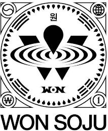 W WON W 1 WON SOJU trademark