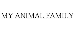 MY ANIMAL FAMILY trademark