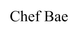 CHEF BAE trademark