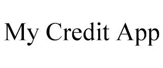 MY CREDIT APP trademark