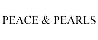 PEACE & PEARLS trademark