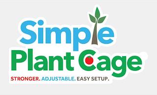 SIMPLE PLANT CAGE STRONGER. ADJUSTABLE. EASY SETUP. trademark