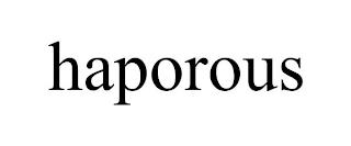 HAPOROUS trademark