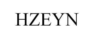 HZEYN trademark