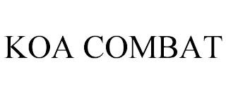 KOA COMBAT trademark