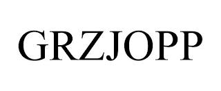 GRZJOPP trademark