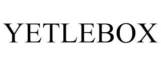 YETLEBOX trademark