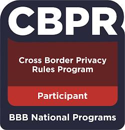 CBPR CROSS BORDER PRIVACY RULES PROGRAM PARTICIPANT BBB NATIONAL PROGRAMS trademark