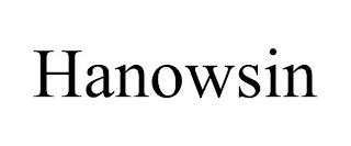 HANOWSIN trademark