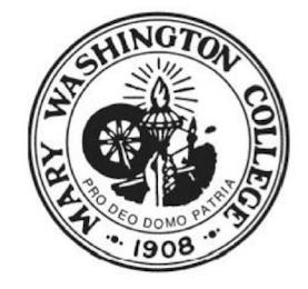 MARY WASHINGTON COLLEGE1908 PRO DEO DOMO PATRIA trademark