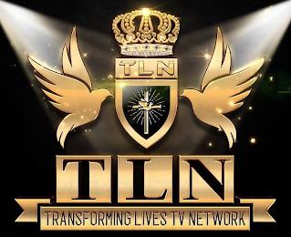 TLN TRANSFORMING LIVES TV NETWORK trademark