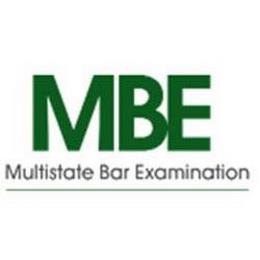 MBE MULTISTATE BAR EXAMINATION trademark