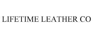 LIFETIME LEATHER CO trademark