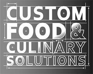 CUSTOM FOOD & CULINARY SOLUTIONS trademark