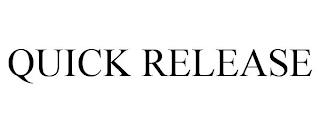 QUICK RELEASE trademark