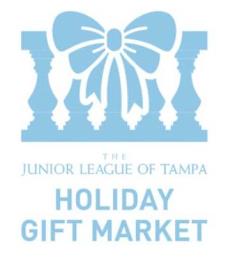 THE JUNIOR LEAGUE OF TAMPA HOLIDAY GIFT MARKET trademark