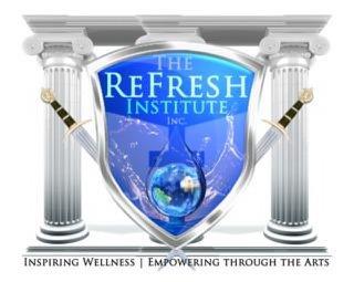 THE REFRESH INSTITUTE, INC. INSPIRING WELLNESS | EMPOWERING THROUGH THE ARTS trademark