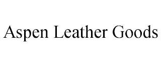 ASPEN LEATHER GOODS trademark