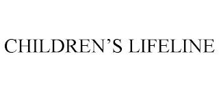 CHILDREN'S LIFELINE trademark