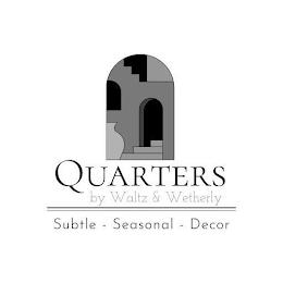 QUARTERS BY WALTZ & WETHERLY trademark