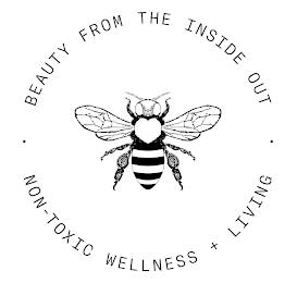 BEAUTY FROM THE INSIDE OUT NON-TOXIC WELLNESS + LIVING trademark