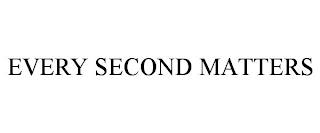 EVERY SECOND MATTERS trademark