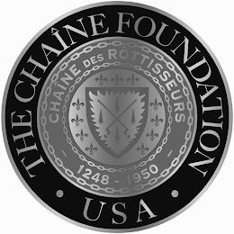 THE CHAINE FOUNDATION USA CHAINE DES ROTISSEURS 1248 - 1950 trademark